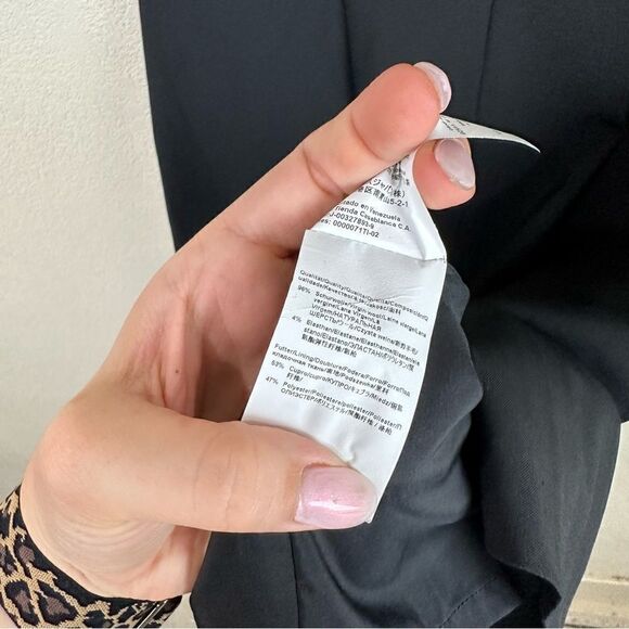 Hugo Boss Dirusa Fundamentals Black Sheath Stretch Sleeveless Dress Midi Size 2 - Picture 7 of 8